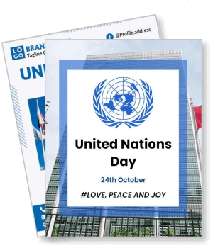 united nations day celebration template 24th october event