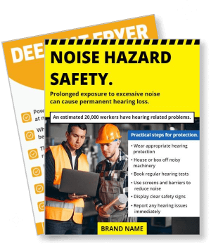workplace noise hazard safety guidelines prevention tips template