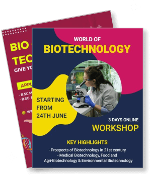 world of biotechnology online workshop with key highlights and dates template