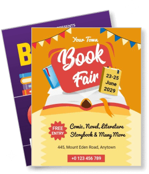 your town book fair free entry event june 2029 template