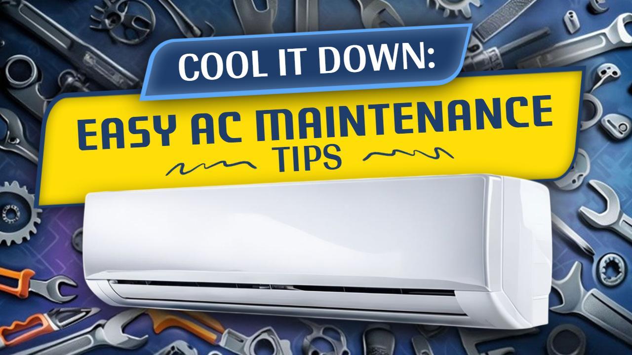 AC Maintenance Tips Home Improvement Trending YouTube Thumbnail Template