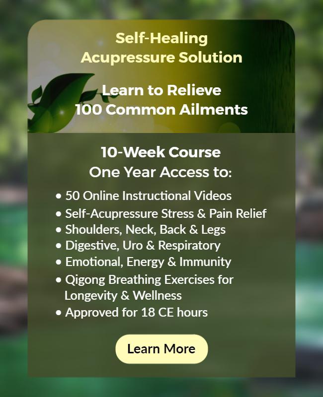 Acupressure Self Healing Course Flyer Template