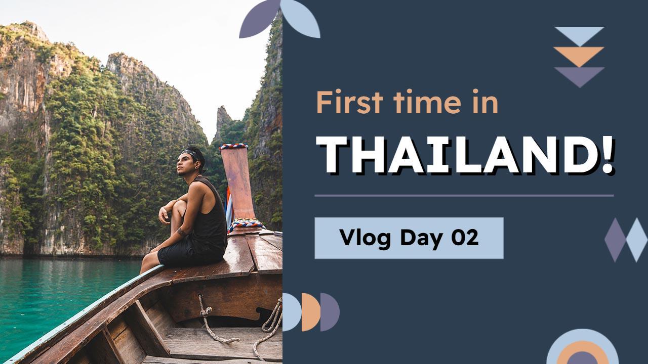 Adventure in Thailand Travel VLog YouTube Thumbnail Template