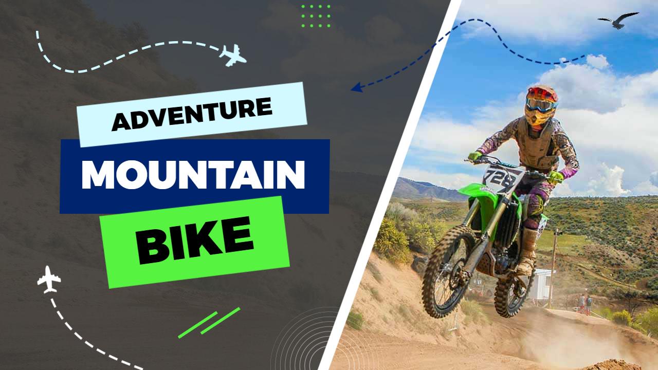 Adventure Mountain Biking Thrill YouTube Thumbnail Template