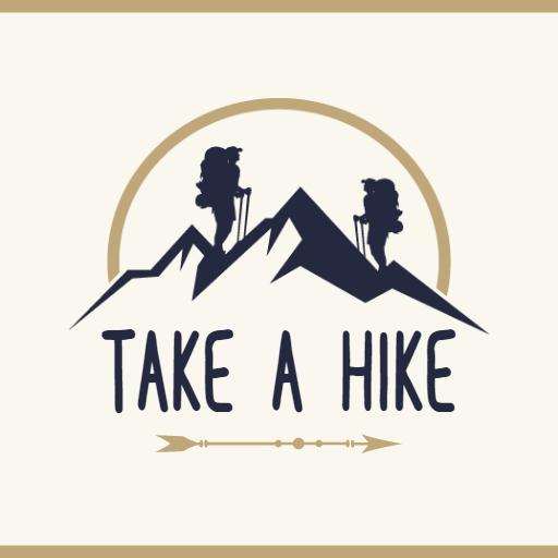 Adventure Seekers Embracing the Great Outdoors Hiking Logo Template