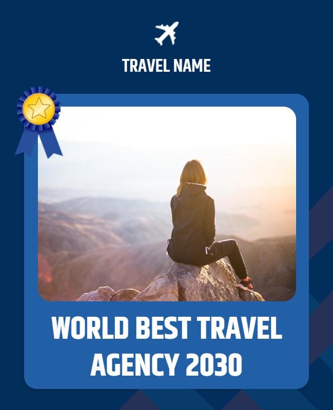 Adventure Travel Agency Promotion Flyer Template