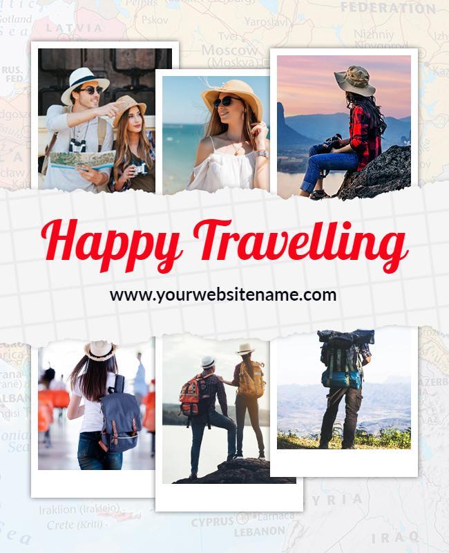 Adventure Travel Experience Promotional Flyer Template