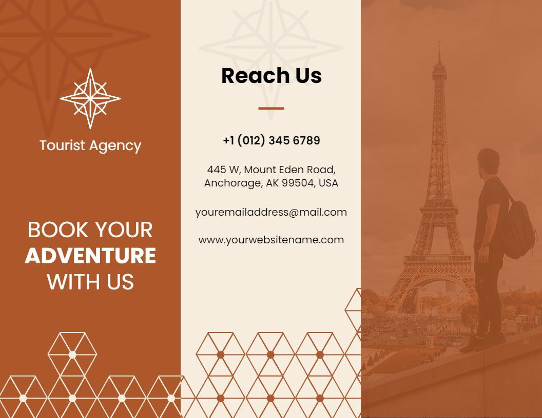 Adventure Travel Tour Packages and Jungle Safari Brochure Template