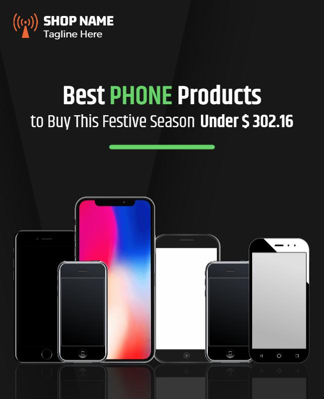 Affordable Smartphone Deals Promotion Flyer Template