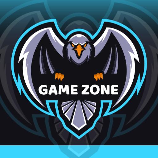 Aggressive Black and Blue Eagle Design for Esports Logo Template
