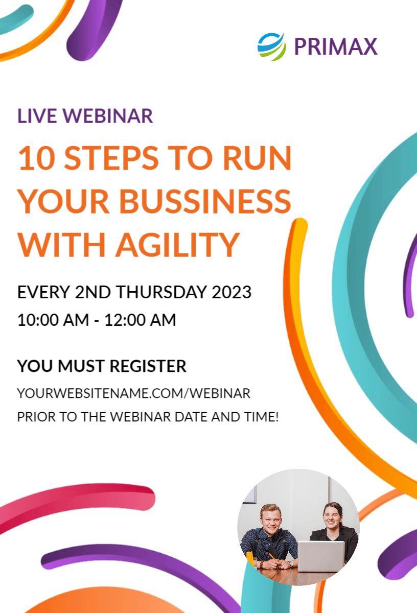 Agility Strategies Business Webinar Invitation Template