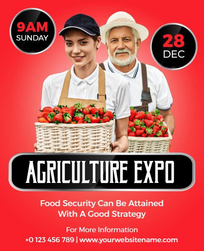 Agriculture Expo Flyer Template