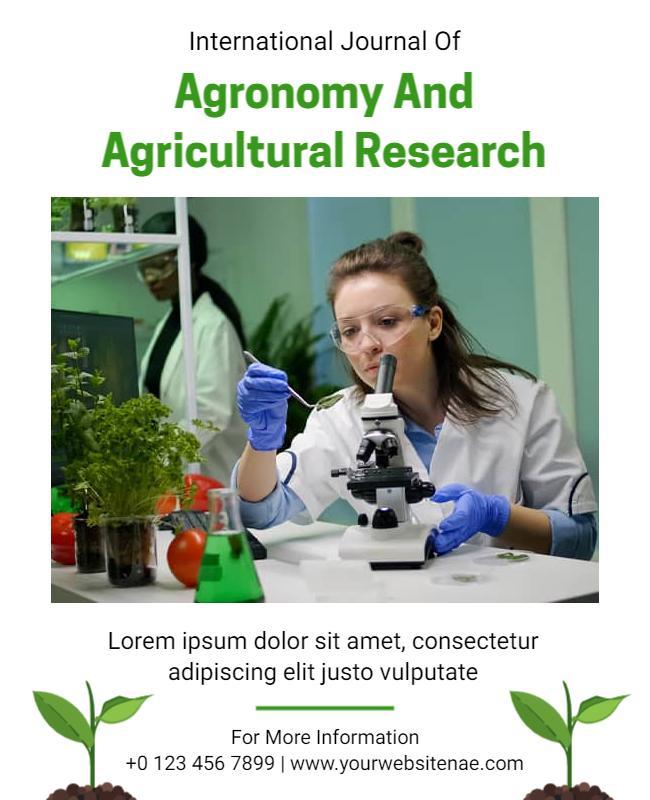 Agronomy and Agricultural Research Flyer Template