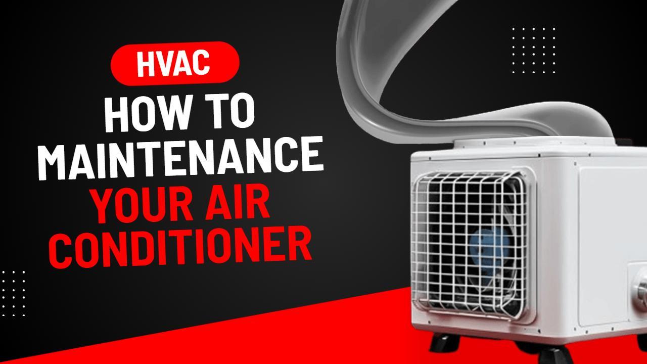 Air Conditioner Maintenance Tips Trending YouTube Thumbnail Template