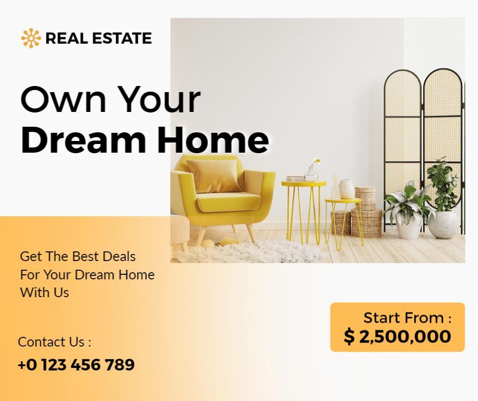 Alabaster Real Estate Facebook Flyer Template