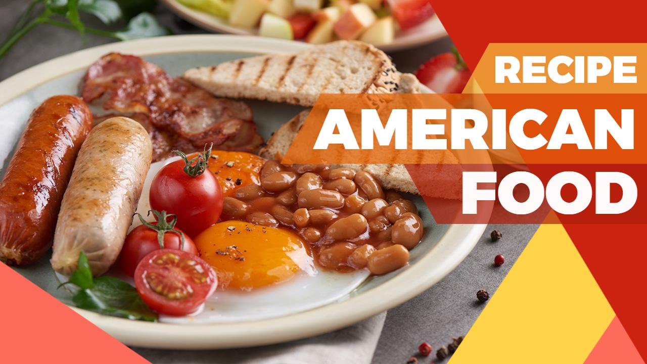 American Breakfast Recipe Cooking Channel YouTube Thumbnail Template