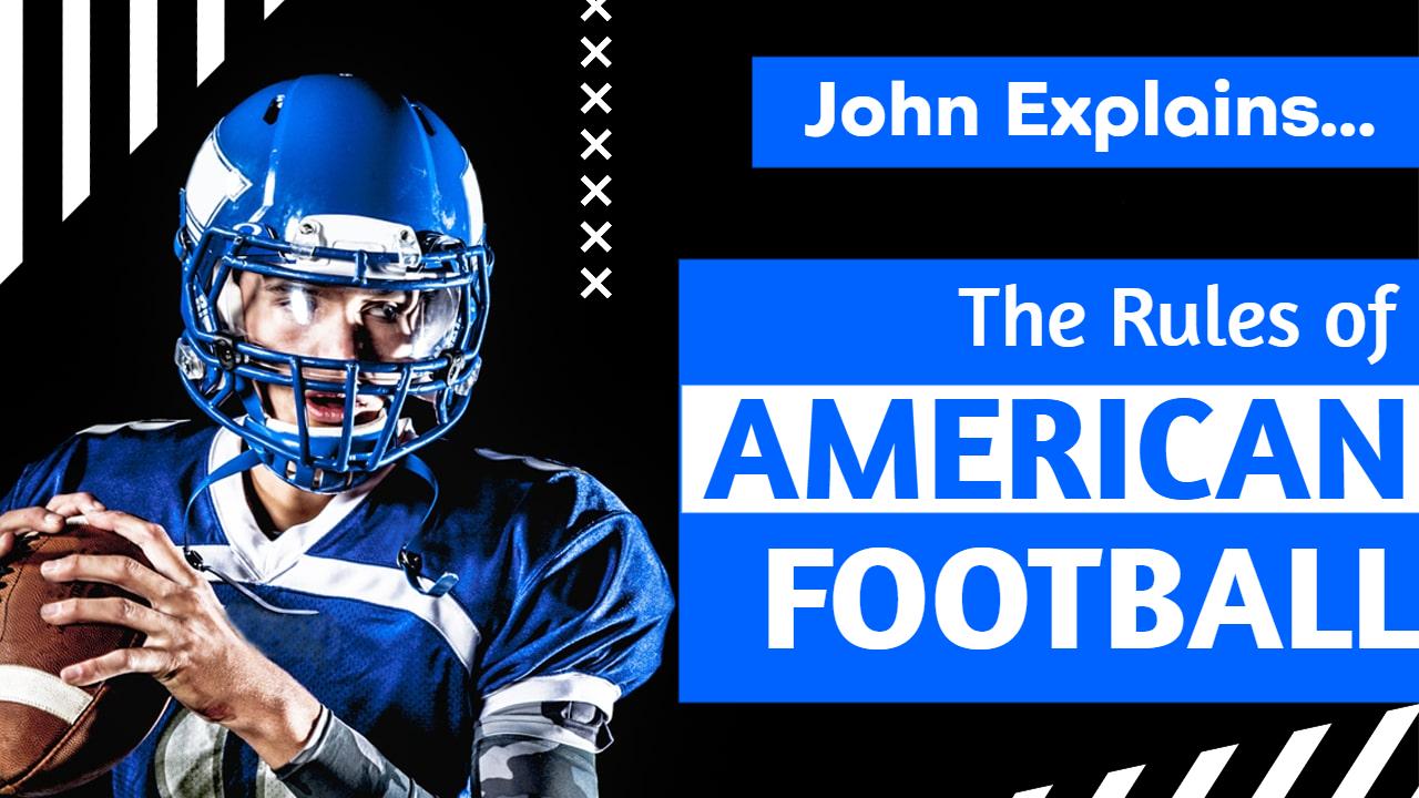 American Football Rules Explained YouTube Thumbnail Template