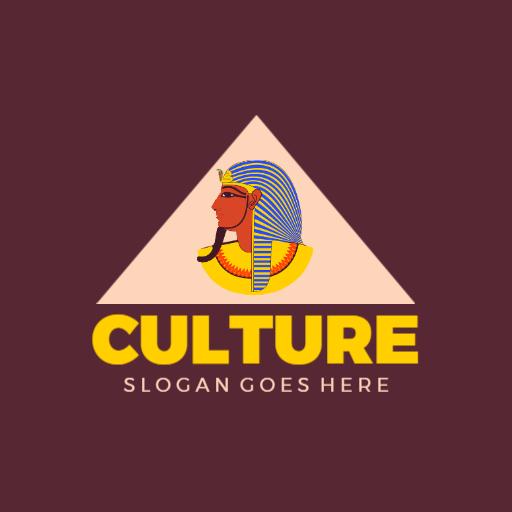 Ancient Egyptian Iconography Celebrating Diverse Culture Logo Template