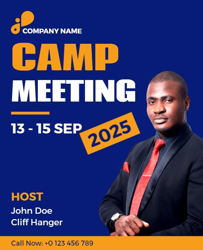 Annual Camp Meeting Event Flyer Template