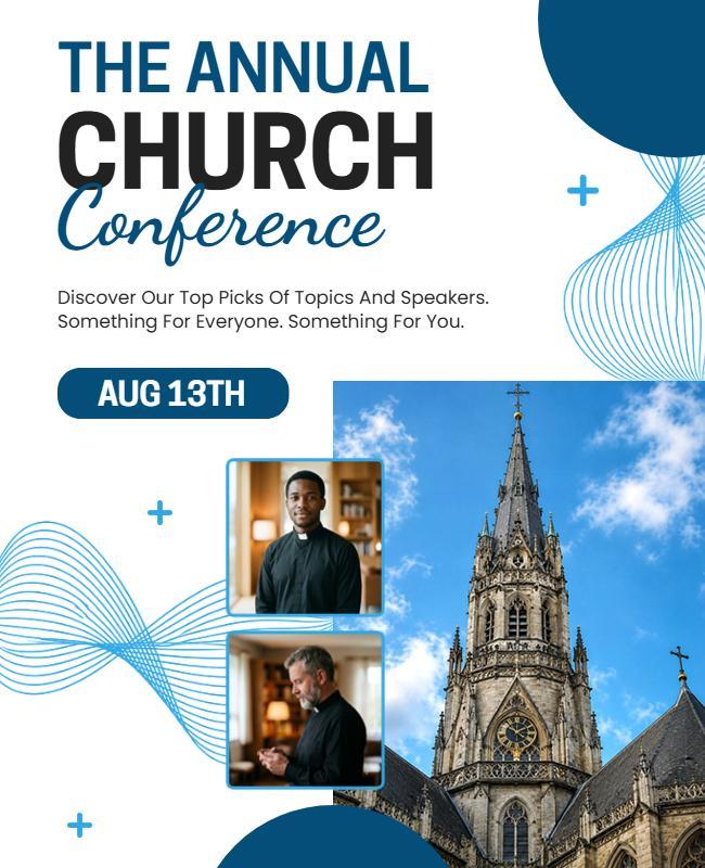 Annual Church Conference Event Poster Template