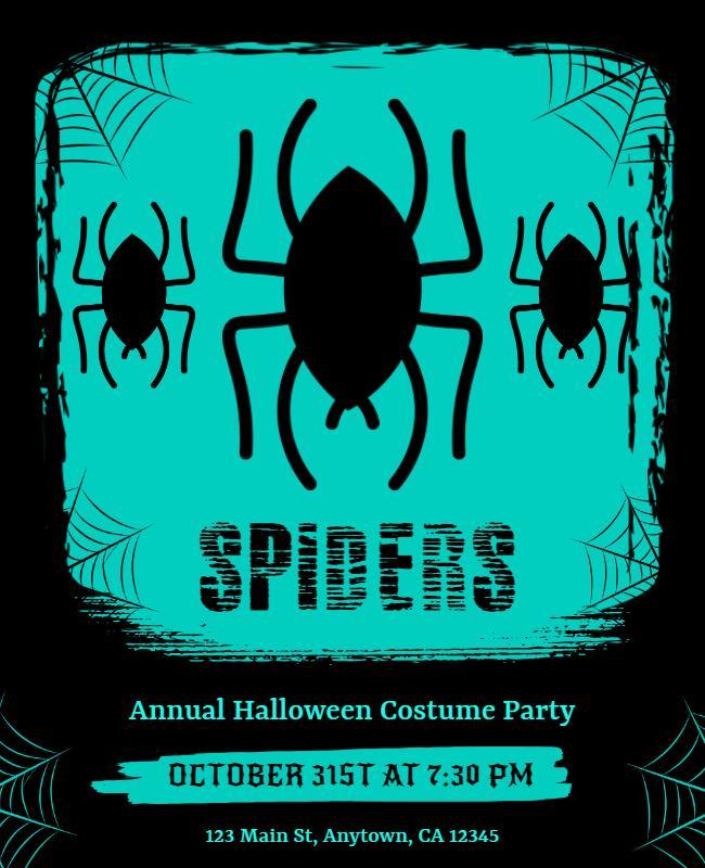 Annual Halloween Costume Party Flyer Template