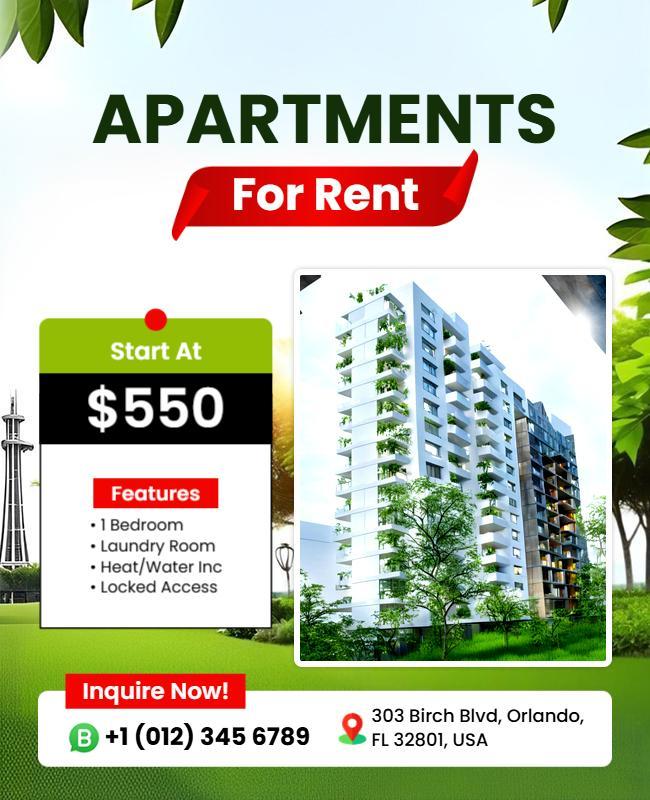 Apartment for Rent Announcement Flyer Template-z7u5sk41543619