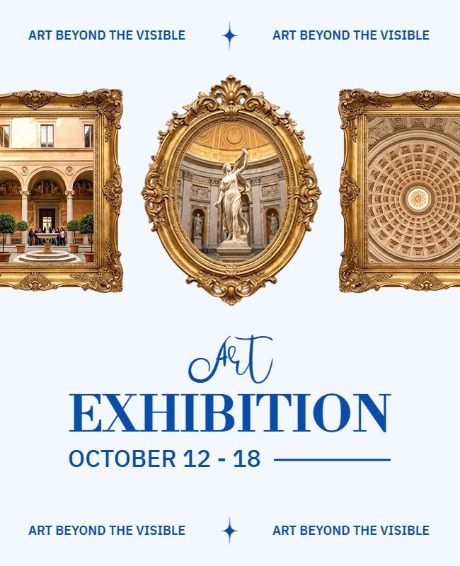 Art Exhibition Event Poster Template