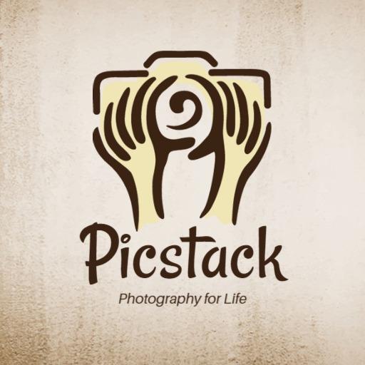 Artistic Brown and Yellow Handcrafted Photography Logo Template