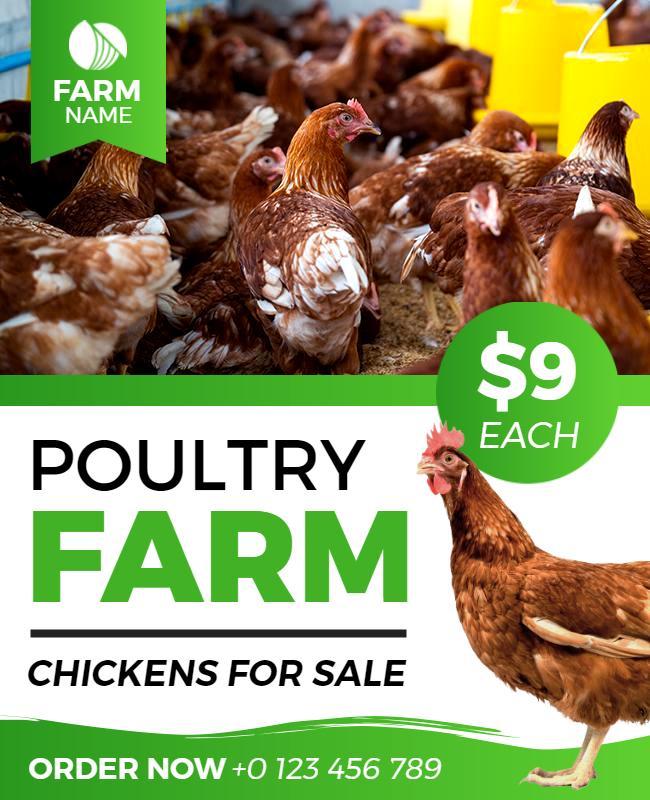 Atlantis Poultry Farm Flyer Template