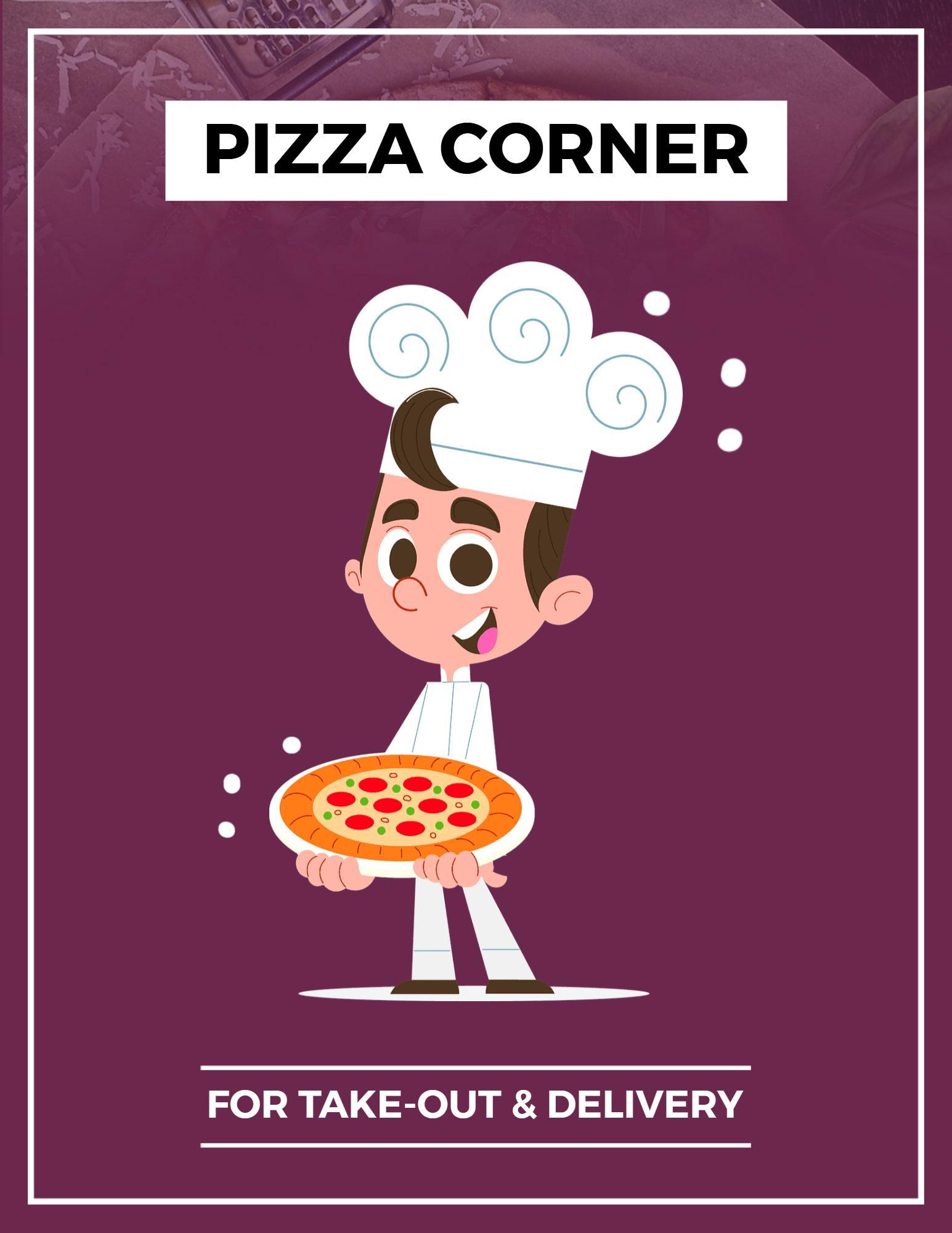 Authentic Margherita and Savory Pizza Take-Out Menu Template