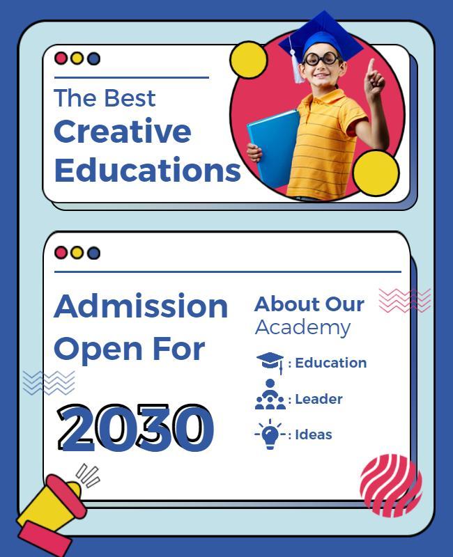 Azure Creative Education Flyer Template