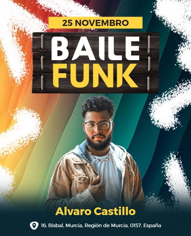 Baile Funk Music Event Flyer Template