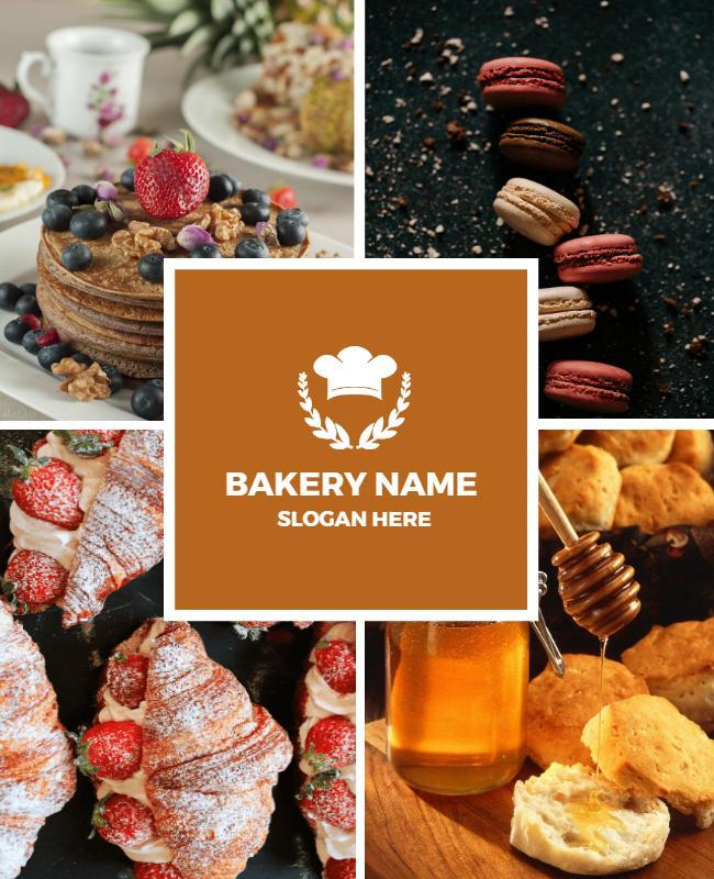 Bakery and Pastry Shop Promotional Flyer Template