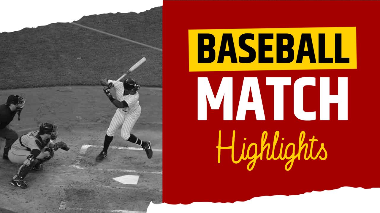 Baseball Hit Swing Play Highlights YouTube Thumbnail Template