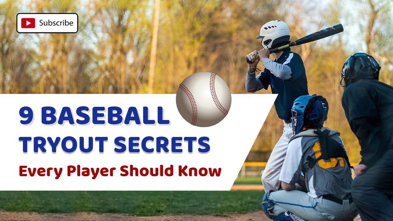 Baseball Tryout Secrets Performance Tips YouTube Thumbnail Template
