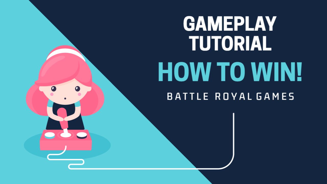 Battle Royale Gameplay Tutorial YouTube Thumbnail Template