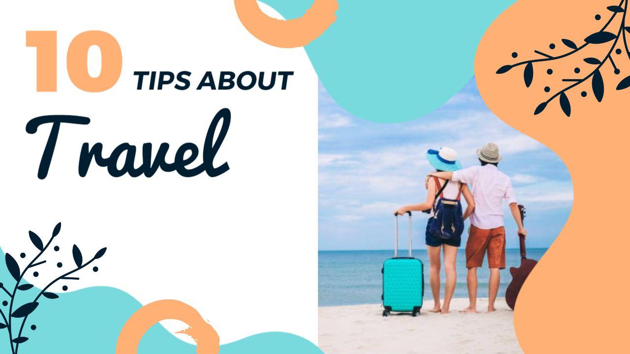 Beach Adventure Essentials Travel YouTube Thumbnail Template