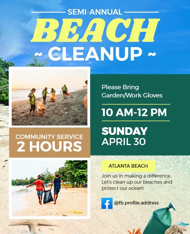 Beach Cleanup Community Service Flyer Template-9l8t3j37ebbb84