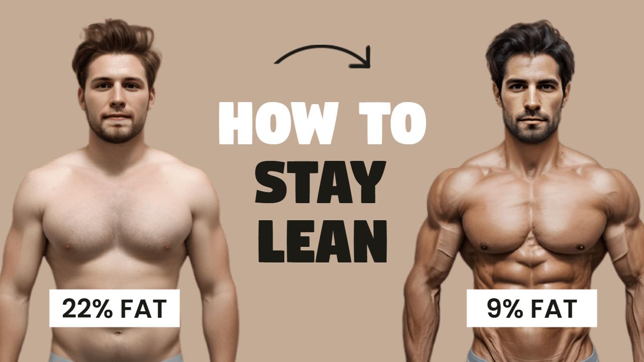 Before After Lean Transformation Fitness YouTube Thumbnail Template