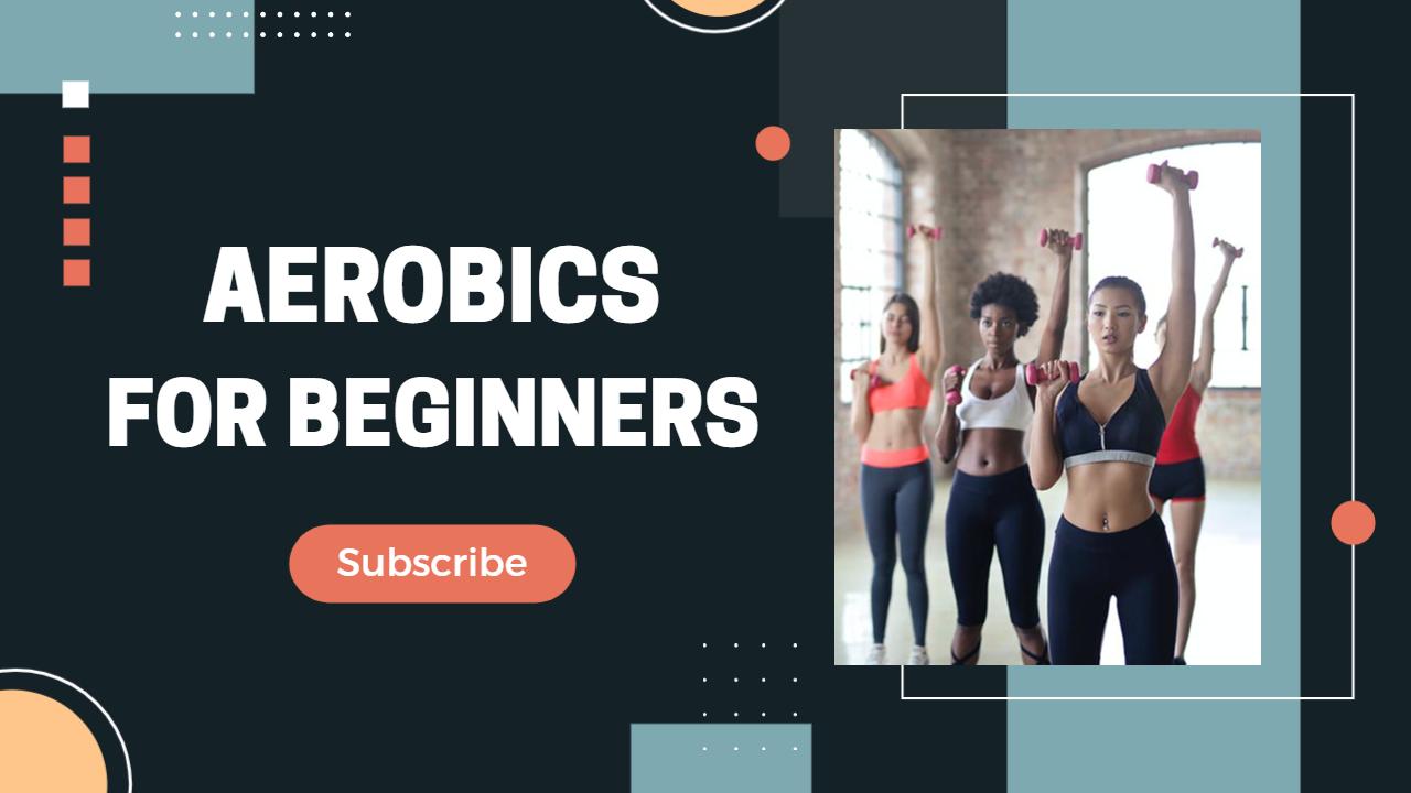 Beginner Aerobics Workout Fitness YouTube Thumbnail Template