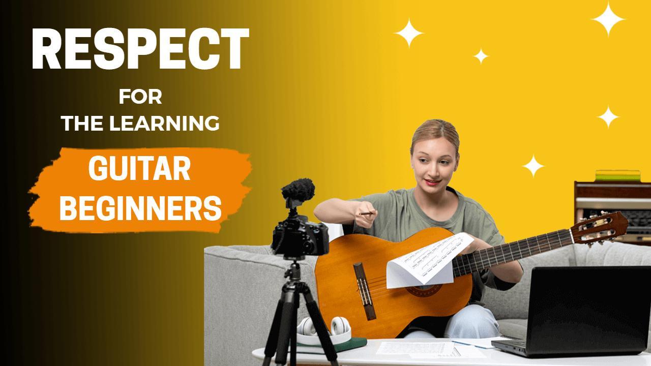 Beginner Guitar Lessons Learning Music YouTube Thumbnail Template