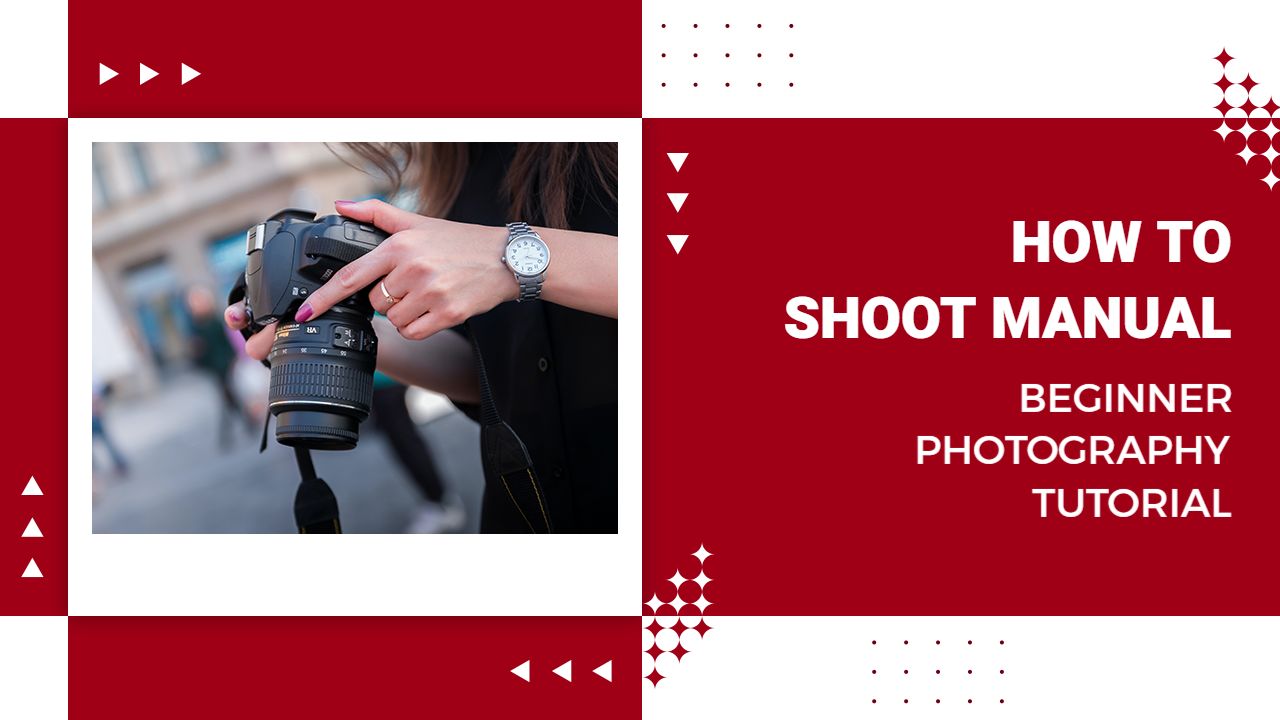 Beginner Photography Manual Shooting Guide YouTube Thumbnail Template