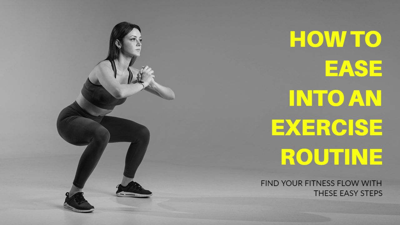 Beginner Workout Routine Tips Fitness YouTube Thumbnail Template