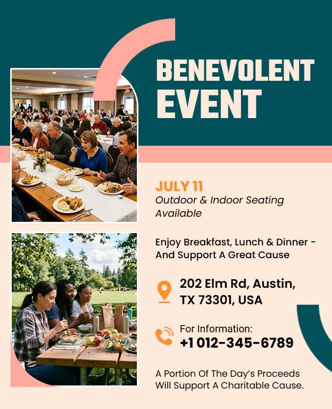 Benevolent Event Flyer Template