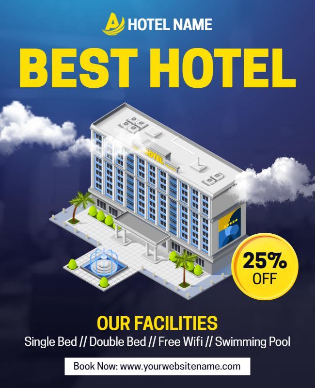 Best Hotel Flyer Design Template