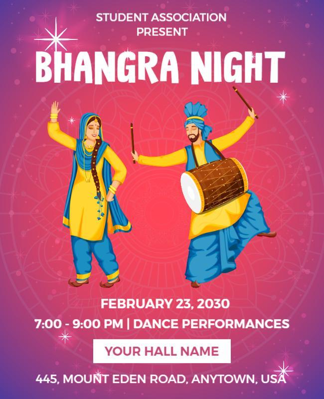 Bhangra Dance Flyer Template