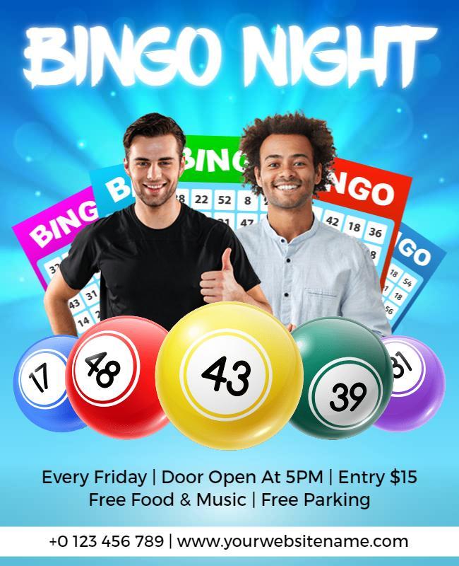 Bingo Night Flyer Template