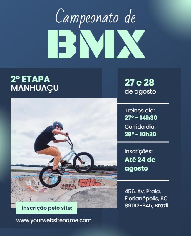 Bmx Championship Cycling Event Flyer Template