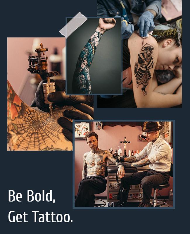 Body Art Tattoo Studio Promotion Flyer Template