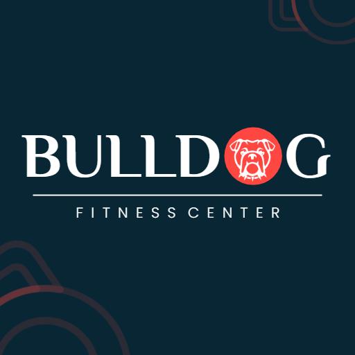 Bold and Energetic Bulldog Fitness Center Logo Template